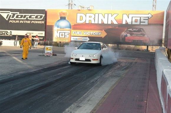 7.71 @ 93.62 MPH at Irwindale's 1/8th mile. 10/07/2010