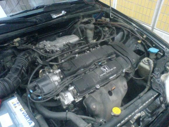 Engine pic when I got the car.
