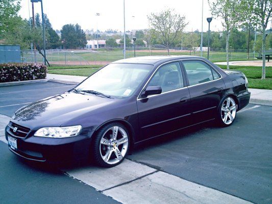 98 accord 
18 focals
2'' drop all around gold line springs