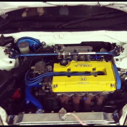 newly rebuilt engine.
