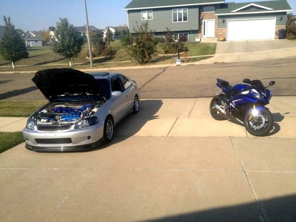 the car and bike