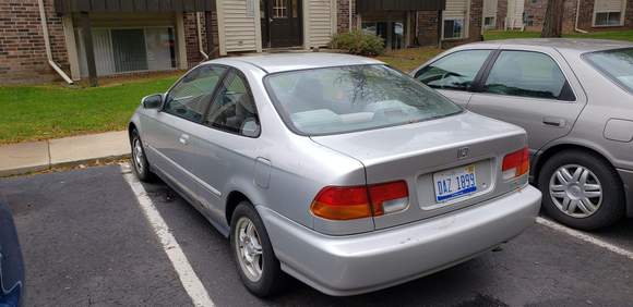 The name is Jeremy, bought my civic (old license plate)$1500. Stock ex besides a swap from the original owner to 