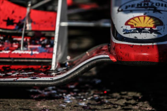 Front wings picked up alot of debris.......if they held together.......