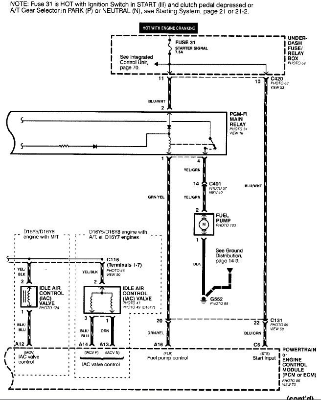 fuse 44 blowing, failed ECU? HondaTech Honda Forum Discussion