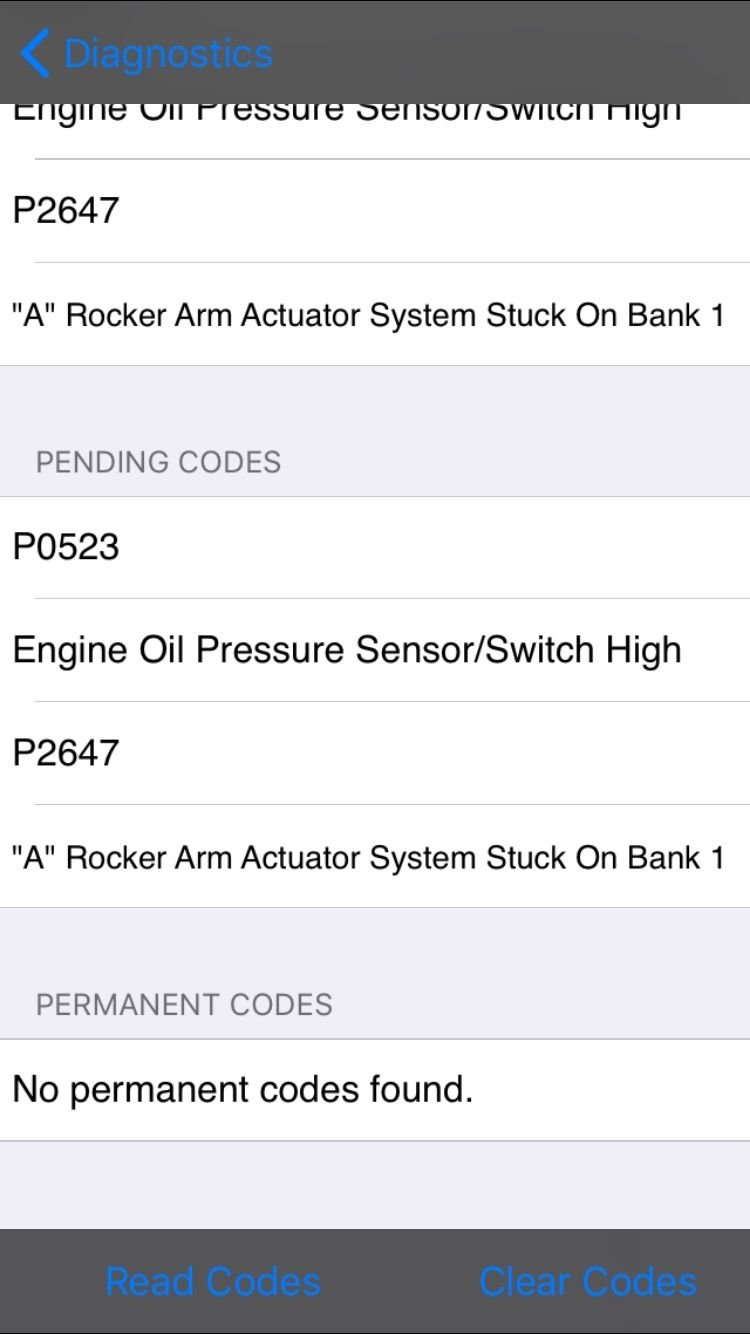 Civic throwing codes P0523 and P2647 HondaTech Honda Forum Discussion