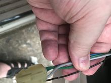 Original speaker plug and wiring