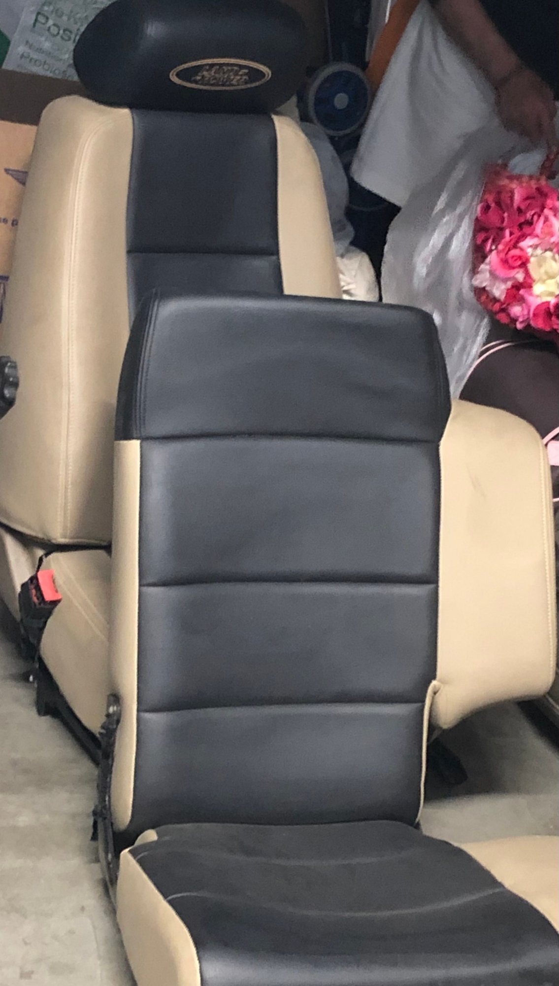 Interior/Upholstery - Land Rover Logo Embroidered front seats plus rear - Used - All Years Land Rover All Models - Ojai, CA 93023, United States