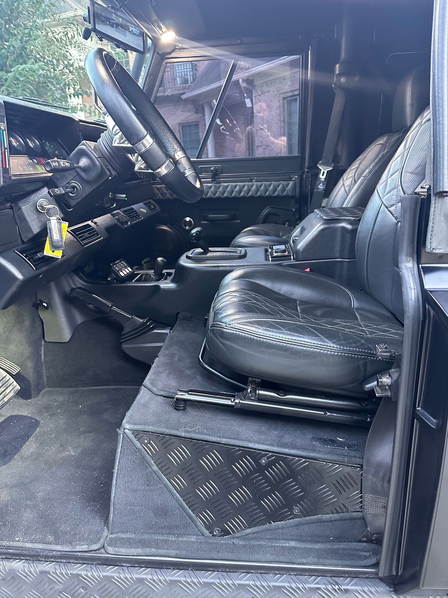 1997 Land Rover Defender 90 - ALL CUSTOM Matte Black, luxurious interior - Used - VIN Saldv2240va117988 - 66,500 Miles - 8 cyl - Automatic - SUV - Black - Roswell, GA 30075, United States