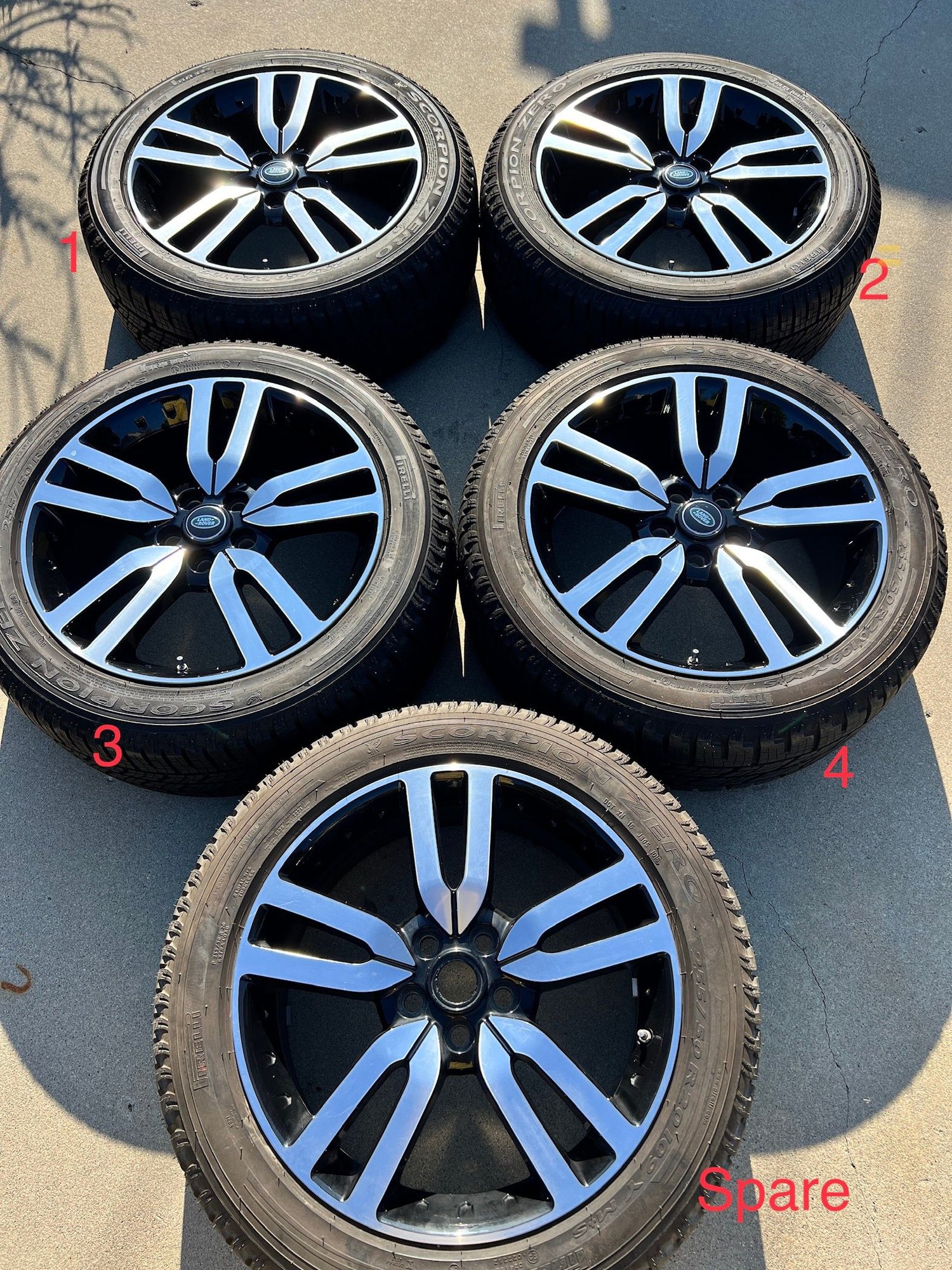 Wheels and Tires/Axles - Land Rover LR4 Stock Wheel with Spare & Tires - $990 - Used - 2014 to 2016 Land Rover LR4 - Burbank, CA 91505, United States