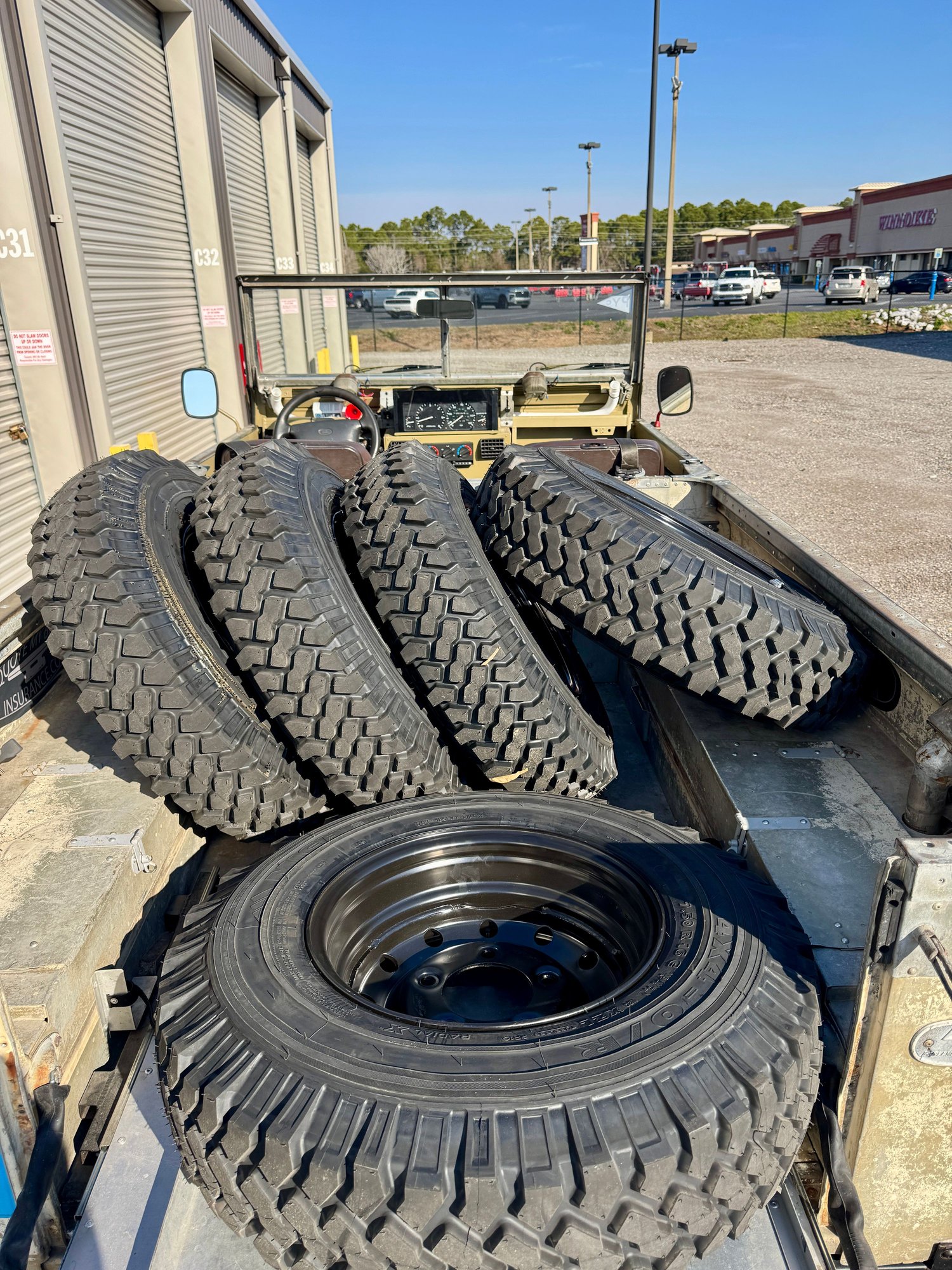 Wheels and Tires/Axles - 16” Wolf wheels and Michelin 7.50x16 tires set of 4 or 5 - New - 1983 to 1997 Land Rover All Models - Pensacola, FL 32507, United States
