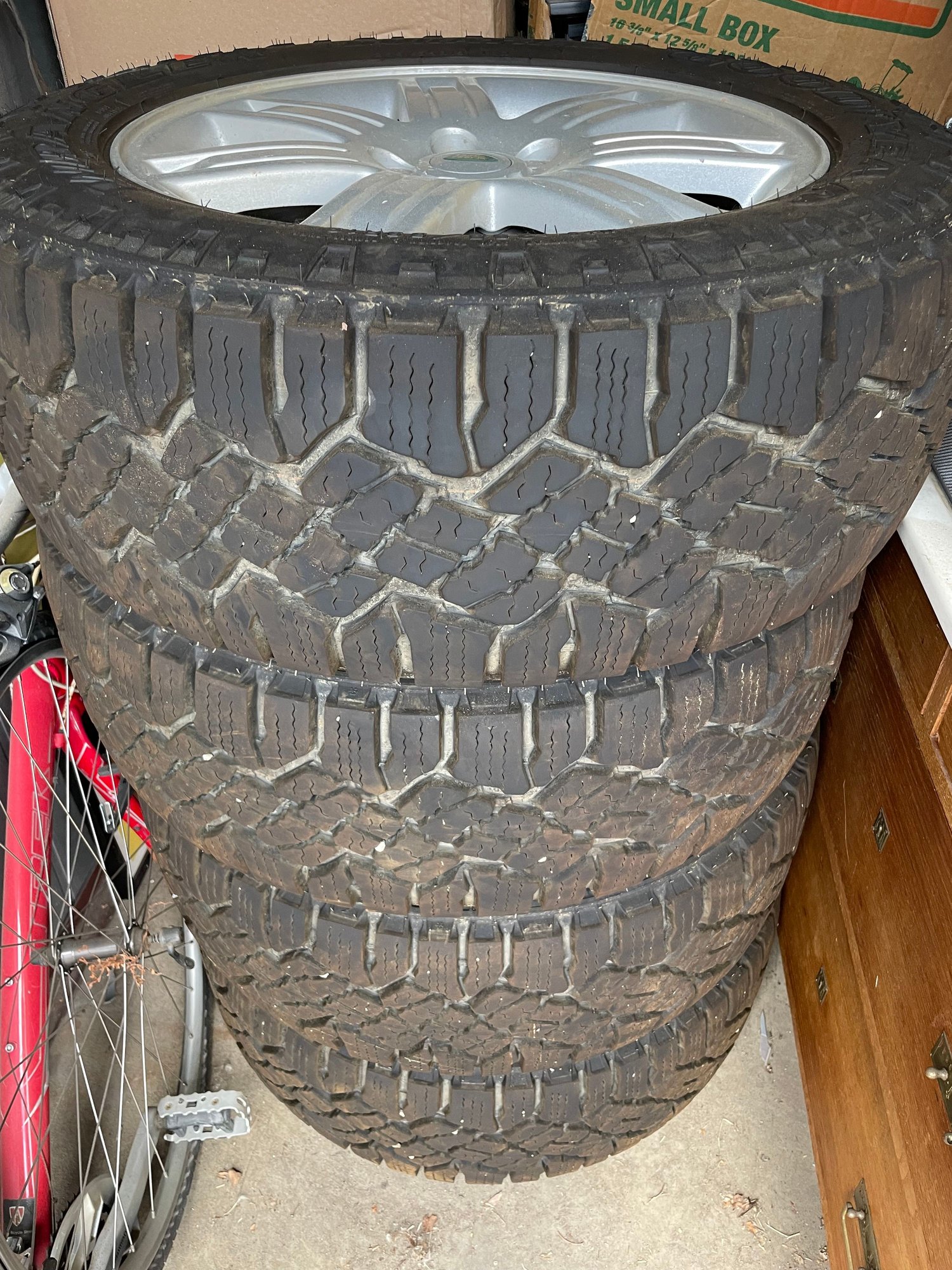 Wheels and Tires/Axles - 2 month old Goodyear Duratrac 255/55/R19 with RIMS - Used - 2010 to 2017 Land Rover LR4 - 2008 to 2010 Land Rover LR3 - 2013 to 2017 Land Rover Range Rover Sport - Boulder, CO 80302, United States