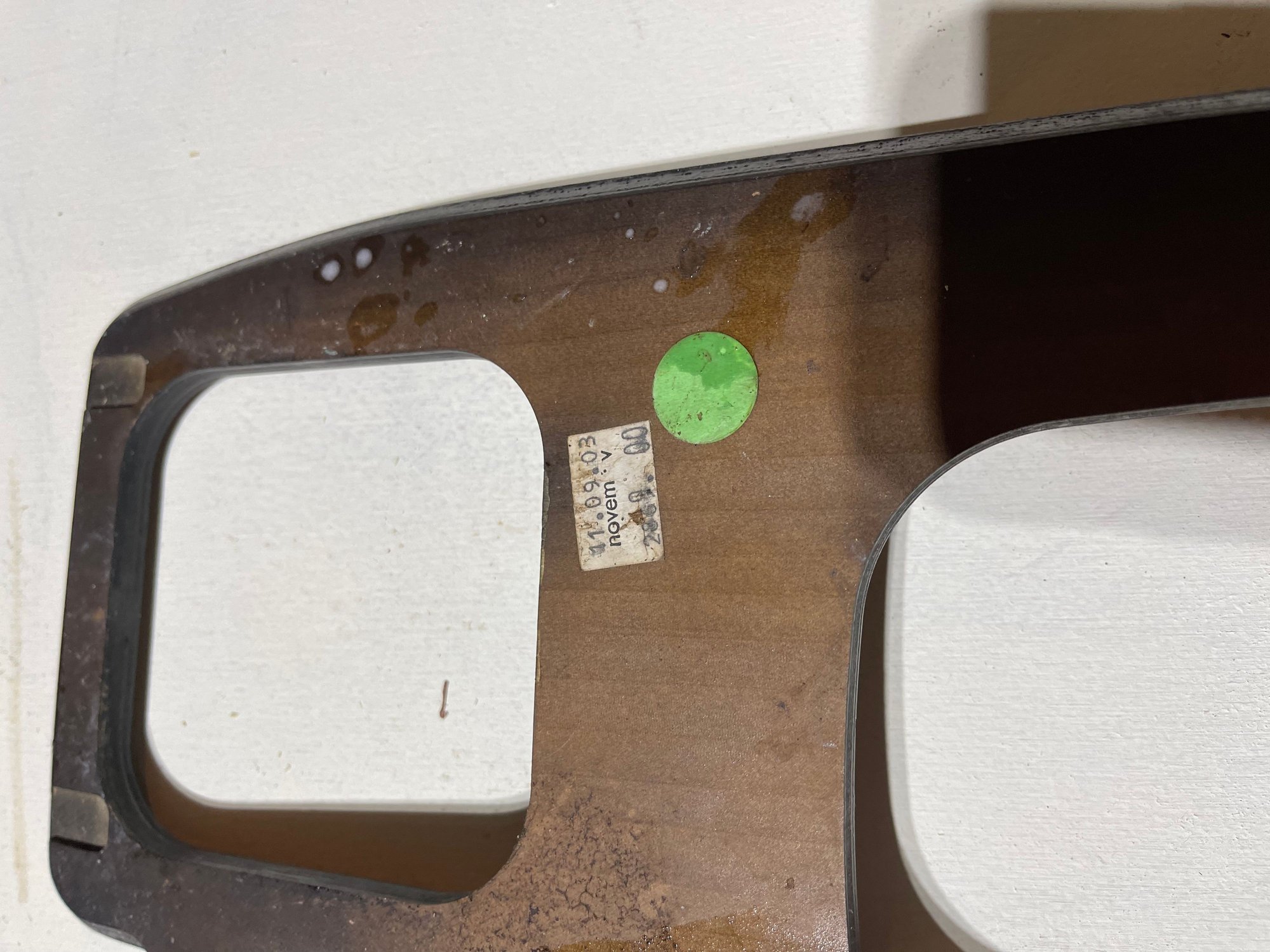 Interior/Upholstery - Wood shifter bezel trim deck switch plate - Used - 1998 to 2004 Land Rover Discovery - West Chester, OH 45069, United States