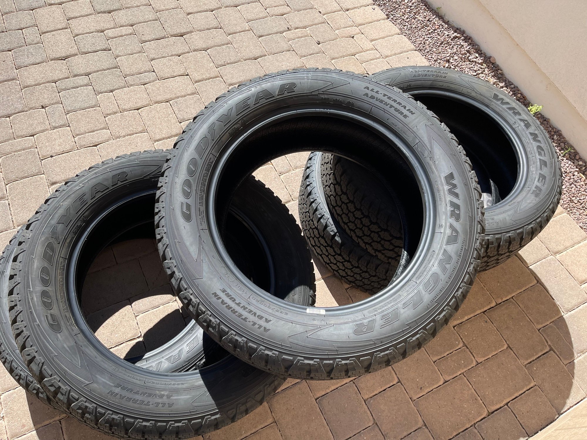 Wheels and Tires/Axles - Goodyear adventure AT 255/60r20 tires - Used - All Years Any Make All Models - Peoria, AZ 85383, United States