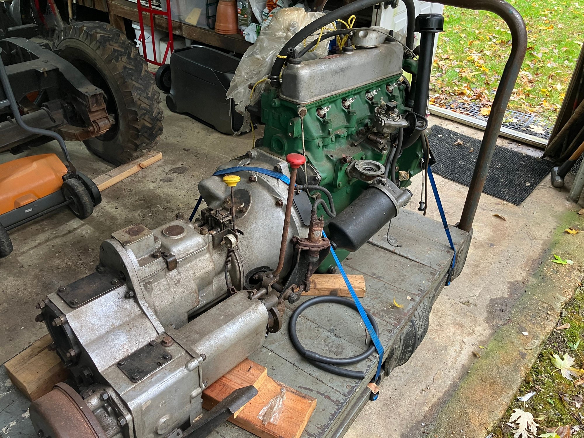 Drivetrain - Series 2A engine, transmission, Xfer case - Used - 1960 to 1986 Land Rover Land Rover - Tilghman, MD 21671, United States