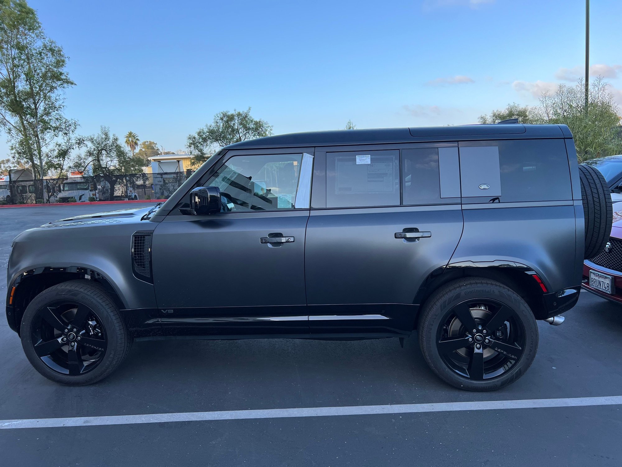 Wheels and Tires/Axles - 22" gloss black wheel and tire from my V8 Defender for sale! - Used - 2023 Land Rover Defender 110 - San Diego, CA 92130, United States
