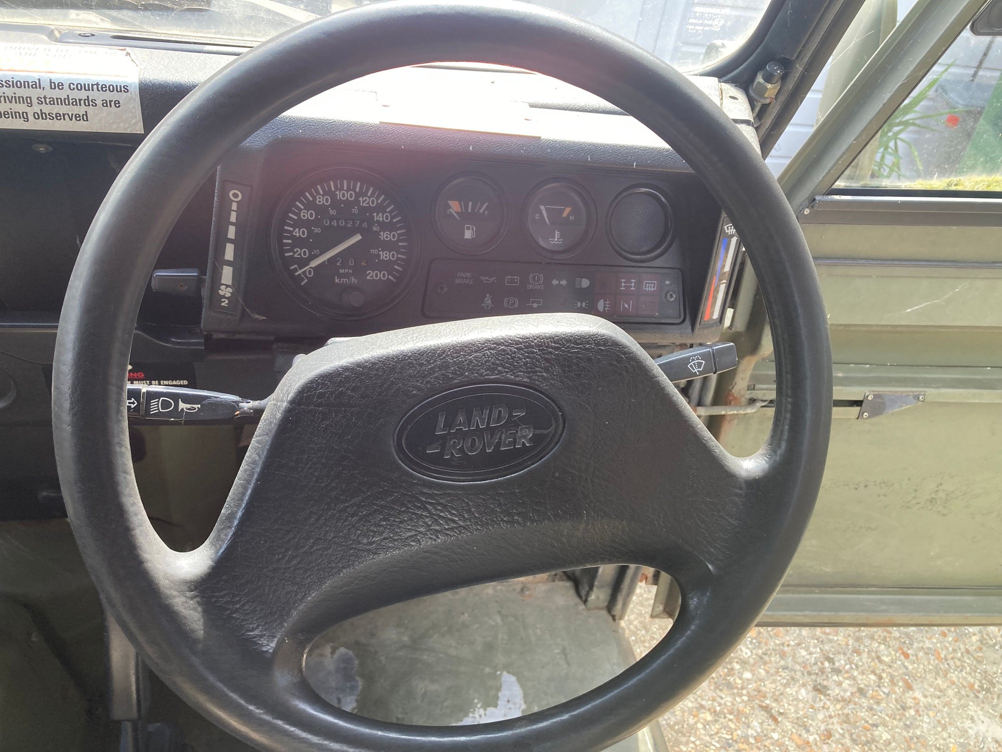 1994 Land Rover Defender 90 - Ex-army Land Rover 90 - Used - VIN SALLDVAC7LA938508 - 25,093 Miles - 4 cyl - 4WD - Manual - Convertible - Other - Ringmer BN85JU, United Kingdom