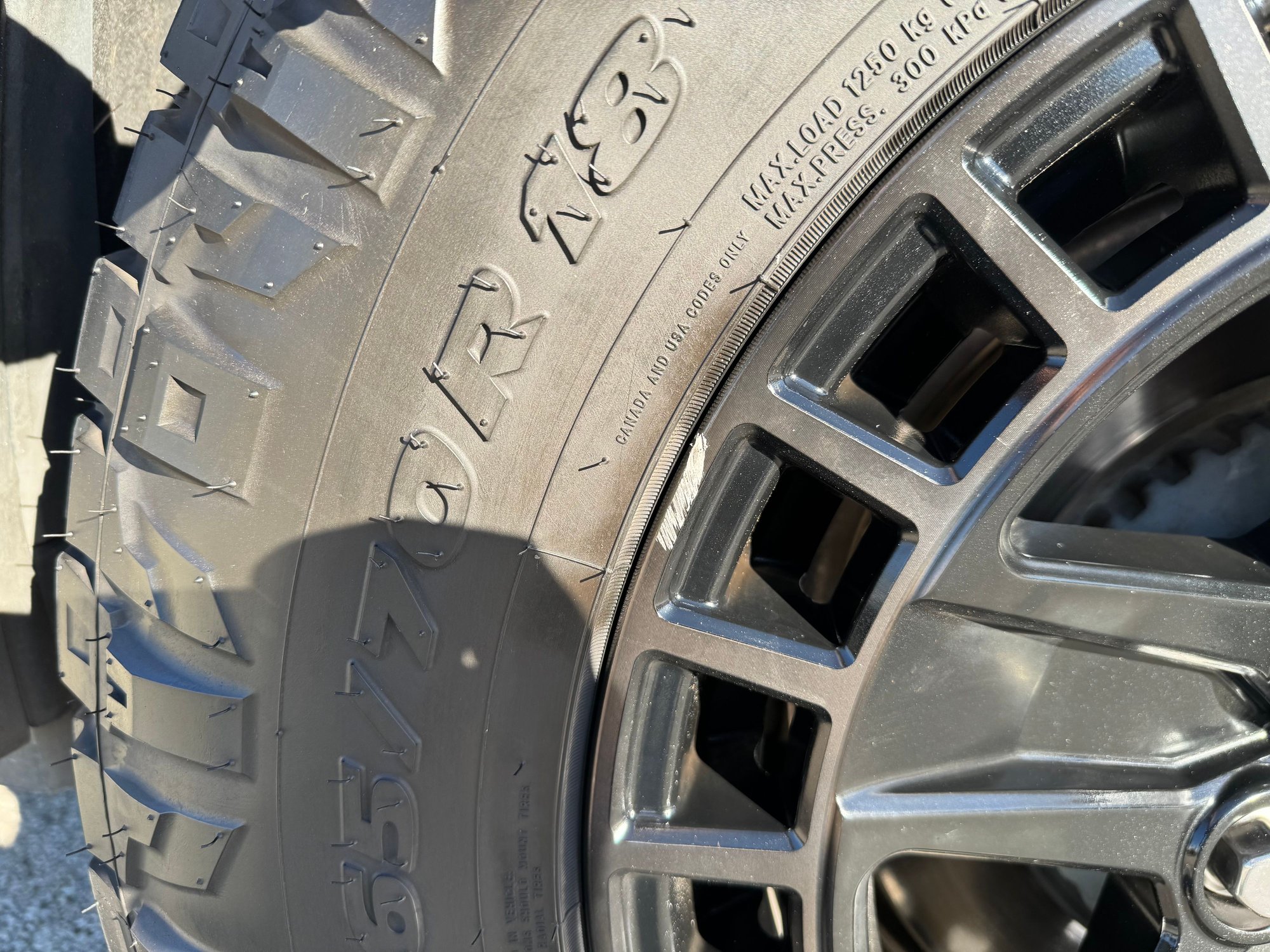 Wheels and Tires/Axles - 18 inch rim/tire nitto ridge grappler 265/70/R18 Redbourne Alston 18" - Used - 2020 to 0  All Models - Houston, TX 77025, United States