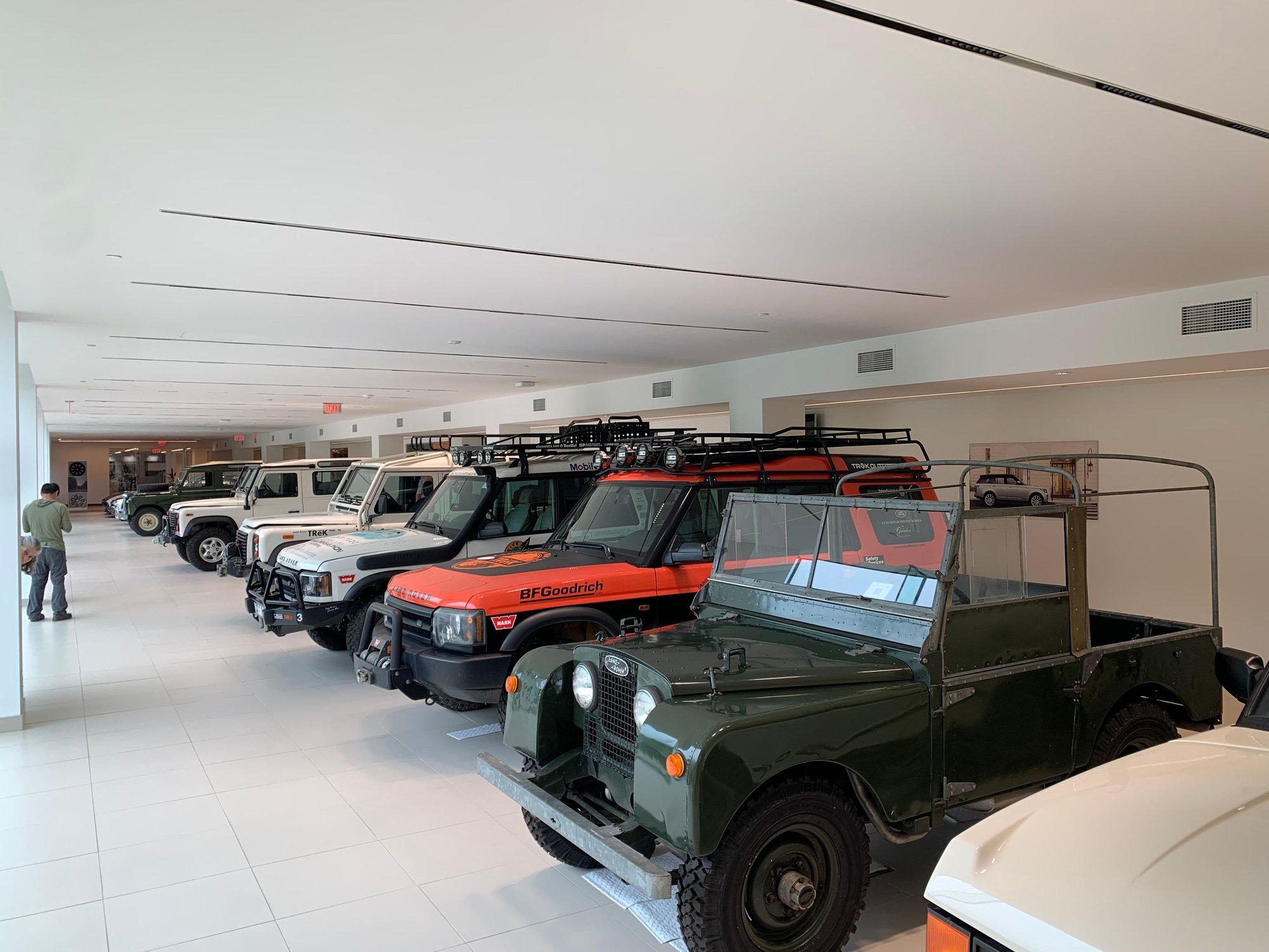 Nice selection of Rovers in the headquarters �showroom�