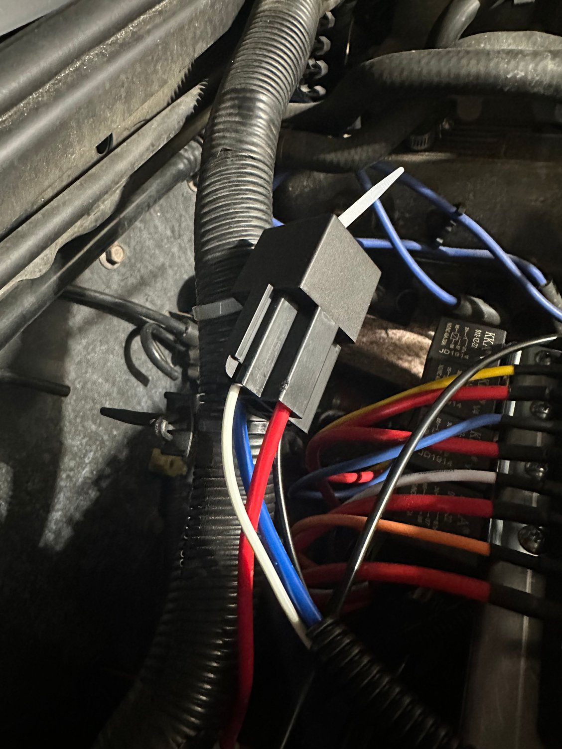 Relay to fan trigger