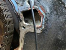 Stubborn bits of gasket 