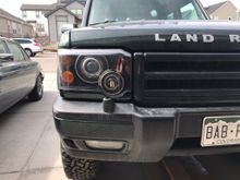 Facelift with retrofit HID projector and a LED hi beam (switched separately to be used as a spot) 