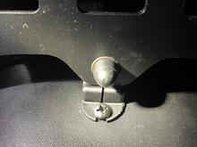 Lower middle bracket also cracked with the self tapping screw I used. They don't supply one so drill the hole plenty wide in the clip. 