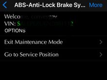 GAP IiD ABS service mode 