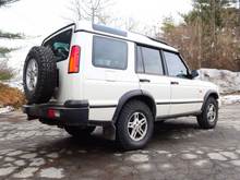 Swapped over the 235/85/16 BFG KO2's; stock suspension and no rubbing!