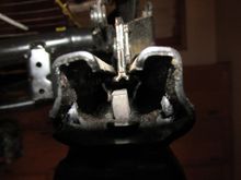 Steel block in center of pic is the safety stop. On each side are the ball stops. 