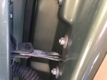passenger side with metal arm a d oin in place