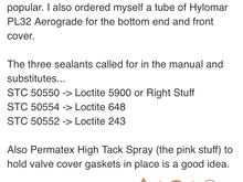 There is a good cross reference for all the sealants