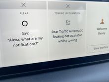 Notification appears. In other news why do I get this godawful Alexa notification too every blasted time I start the car... 