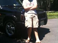 Myself just after giving her a well needed bath