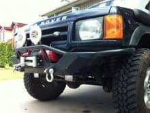 Jeep bumper on A Discovery 2.