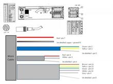 main CD cable wires and pins - D1