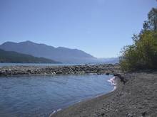 Looking south. Forest fire smoke in the distance, mostly from Washington state