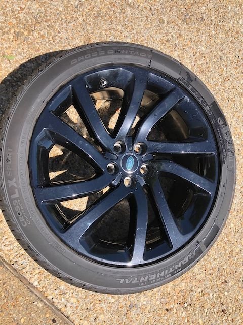 Wheels and Tires/Axles - 22" Wheel/Tire package for Disco 5: 22" 'Style 5011' and CROSSCONTACT LX SPORT - Used - 2017 to 2023 Land Rover Discovery - Virginia Beach, VA 23454, United States