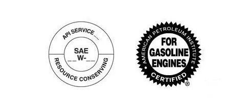API & ILSAC certification seals.