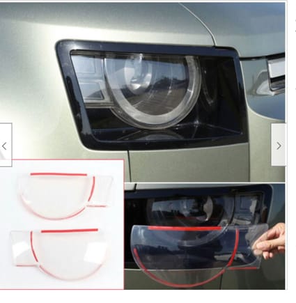 Added these headlight protectors to avoid this problem again.
