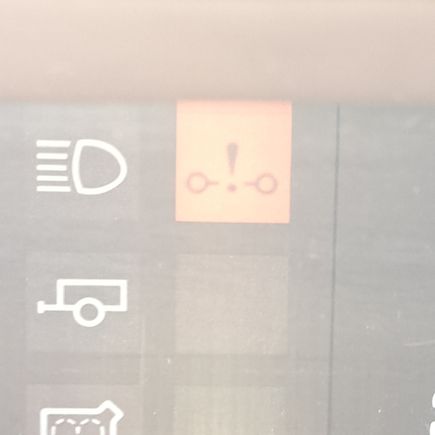 Dashboard warning light.
