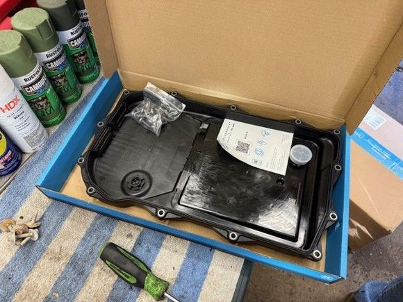 OEM ZF 8HP pan/filter assembly. Includes new bolts and fill plug.