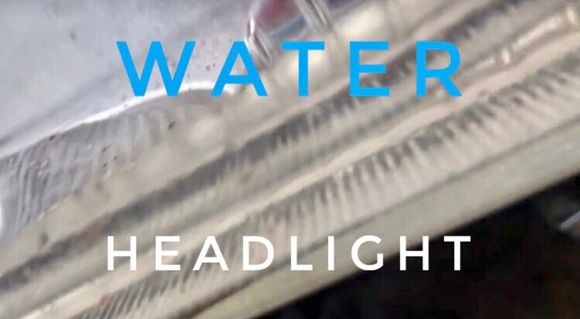 Cracked headlight 