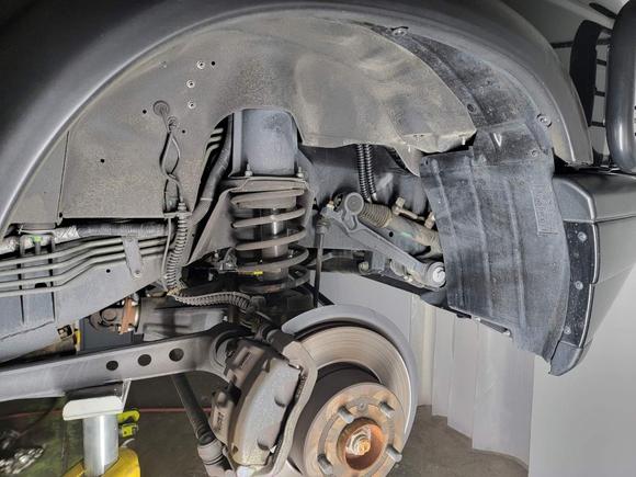 Before - RF wheel well #2