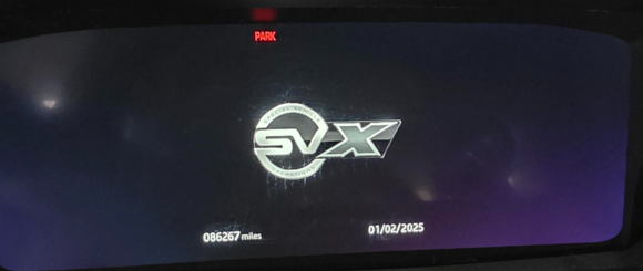 SVX bootup screen