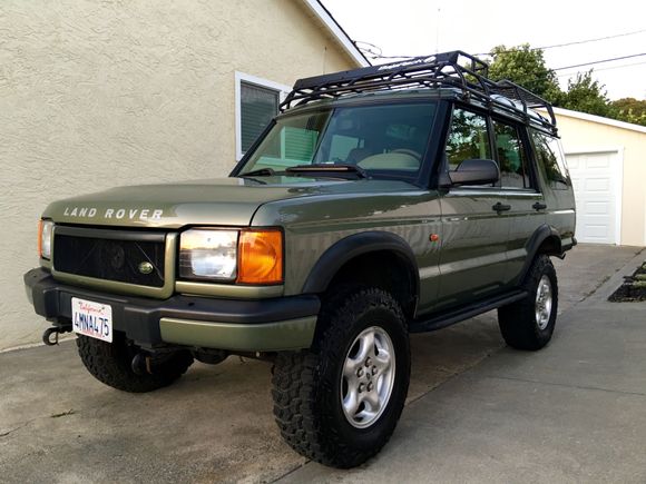 Got my tires, lift, rack, cal and grille done.