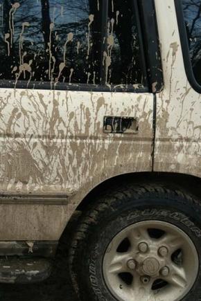 Hit the mudhole with some MOMENTUM, Mud Flew