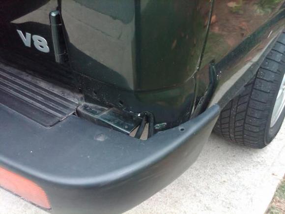 Missing Rear Bumper Cap