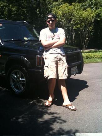 Myself just after giving her a well needed bath