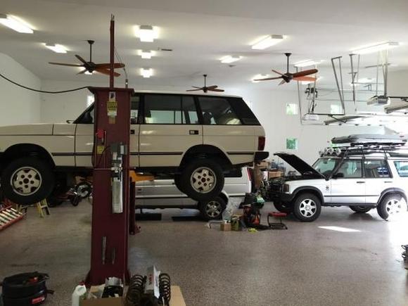Getting a little ambitious. RRC needs new Fuel filter and plugs. D2 is getting a dual battery tray, isolator and Foxwing Awning.