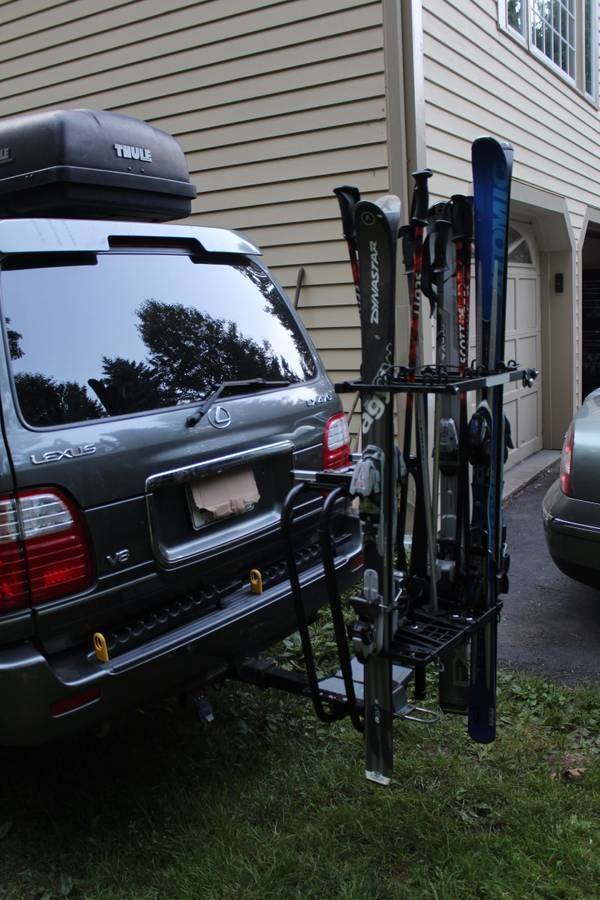 Vintage LandRover Rover Folding Sports Rack Bikes Skis Boards Poles